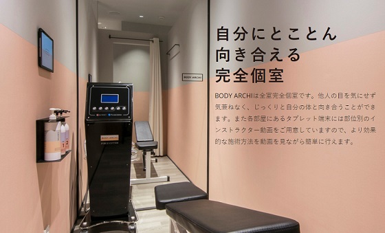 自分にとことん向き合える完全個室
