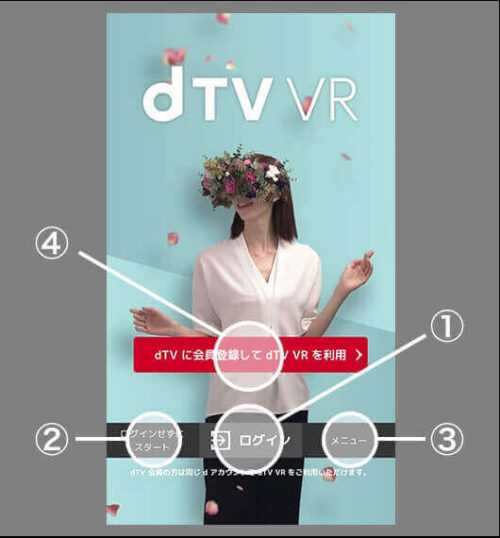 VR動画のサブスク『dTV』
