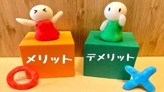 メリット＆デメリットの画像