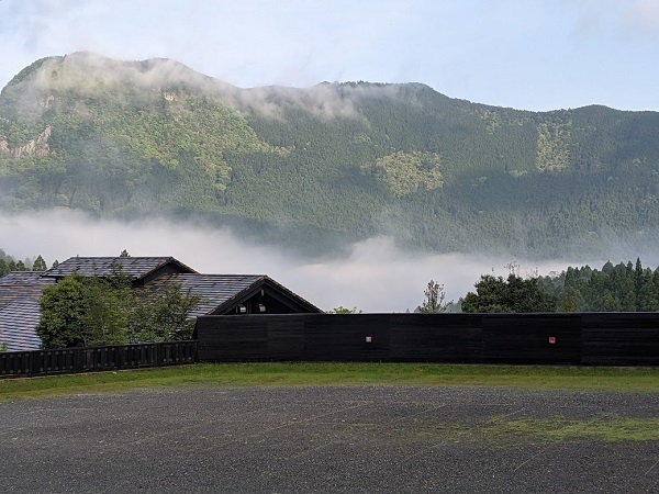 朝は霧が見えて幻想的です