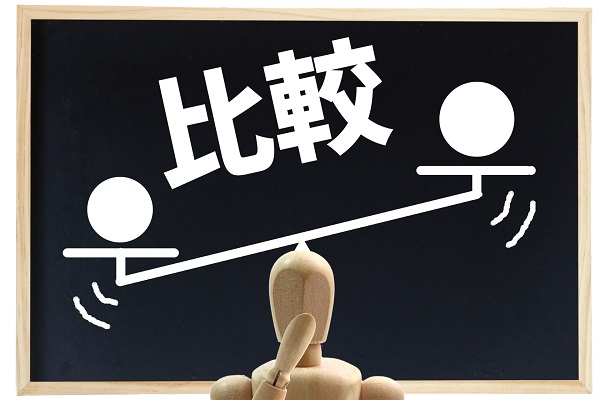 セルフエステ項目別比較一覧