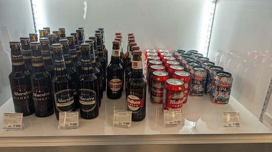スペインパビリオンのビール画像