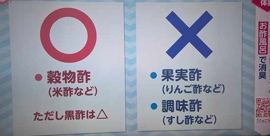 引用【あさイチ】酢風呂の注意点