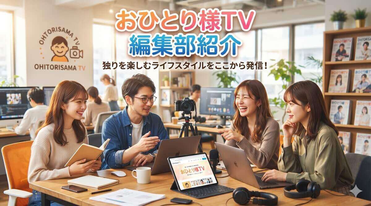 【おひとり様TV 編集部・運営方針の紹介】の画像