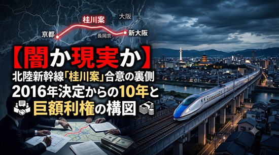 なぜ5.5兆円に膨らんでも止まらない?「政・官・業」が貪る新幹線利権の正体