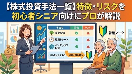 一目でわかる!投資手法の期間別(短期・中期・長期)比較一覧表