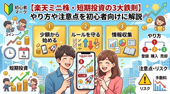 楽天ミニ株(かぶミニ®)とは?初心者向けに分かりやすく解説