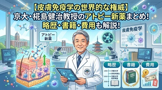 【皮膚免疫学の世界的な権威】京大・椛島健治教授が開発に携わった2つの画期的な新薬の画像