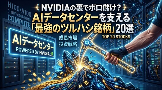 NVIDIAの裏でボロ儲け？AIデータセンターを支える「最強のツルハシ銘柄」おすすめ20選！